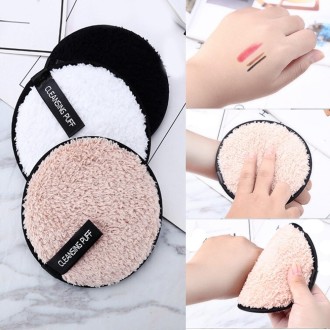 3 PCS Microfiber Cloth Pads Remover Face Cleansing Towel Reusable Cleansing Makeup