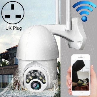 Q10 Outdoor Mobile Phone Remotely Rotate Wireless WiFi 10 Lights IR Night Vision HD Camera, Support Motion Detection Video / Ala