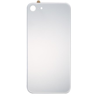 Glass Mirror Surface Battery Back Cover for iPhone 8 (Silver)