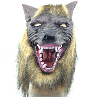 Halloween Mask Latex Wolf Head Cap Halloween Festival Party Fancy Masquerade Masks