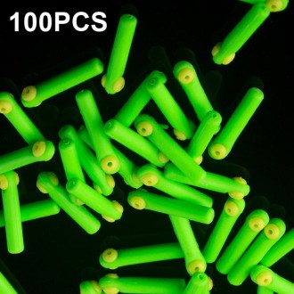 100 PCS SXP01 Dual CoreSilicone Floating Seat Fishing Accessories, Size: Small(Fruit Green)