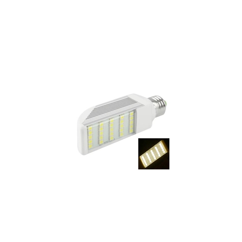 E27 6W 540LM LED Transverse Light Bulb, 25 LED SMD 5050, Warm White Light, AC 85V-265V