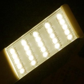 E27 6W 540LM LED Transverse Light Bulb, 25 LED SMD 5050, Warm White Light, AC 85V-265V