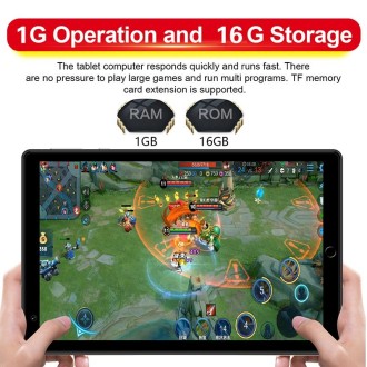 M801 3G Phone Call Tablet PC, 8.0 inch, 1GB+16GB, Android 5.1 MTK6592 Octa Core 1.6GHz, Dual SIM, Support GPS, OTG, WiFi, BT (Bl