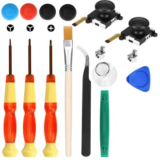 Joy-Con 3D Joystick Repair Screwdriver Set Gamepads Disassembly Tool For Nintendo Switch, Series: 17 In 1