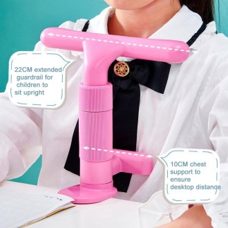 Sitting Posture Corrector Writing Posture Eye Protector Children Reading Aids(Pink)