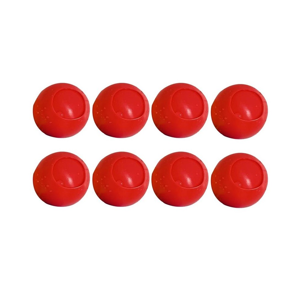 8 PCS Children Silicone Water Polo Water Fight Toy For Venting Decompression, Diameter: 6cm(Red)