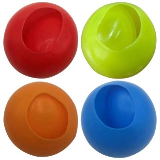 8 PCS Children Silicone Water Polo Water Fight Toy For Venting Decompression, Diameter: 6cm(Red)