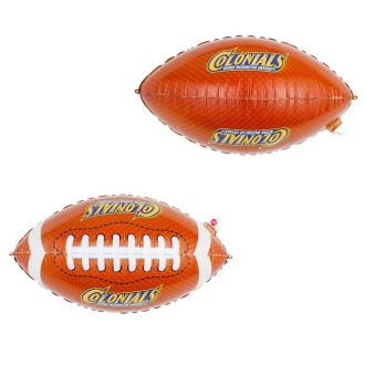 8 PCS Ball Team Game Sports Themed Party Decoration Balloons,Style: 4D Rugby Brown 