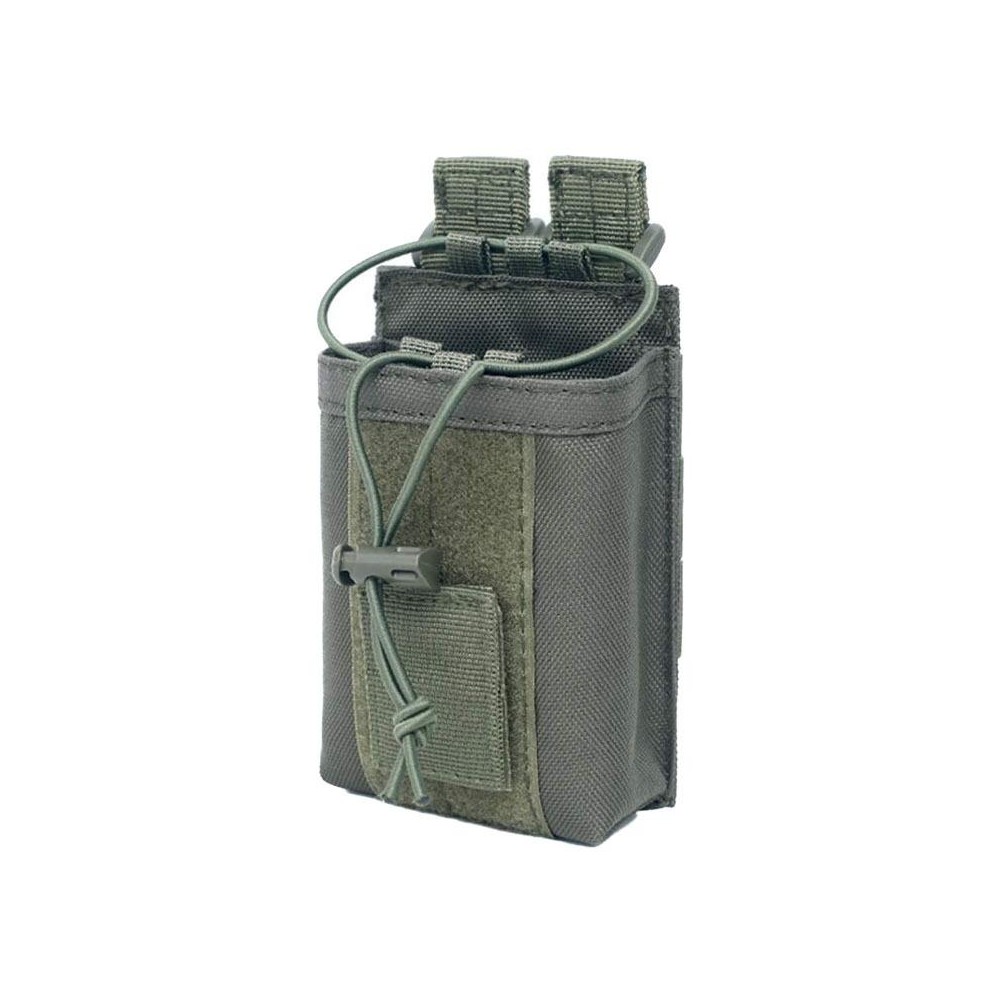 Outdoor Walkie-talkie Protection Bag Storage Belt Pouch(Green)