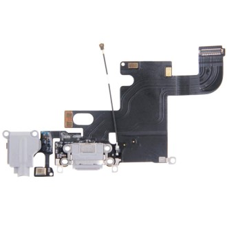 Charging Port Dock Connector Flex Cable  for iPhone 6(Grey)