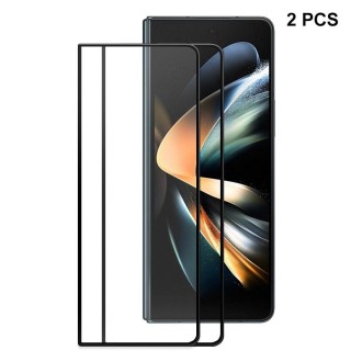 2pcs For Samsung Galaxy Z Fold4 5G ENKAY Hat-Prince Full Glue 0.26mm 9H 2.5D Tempered Glass Full Film