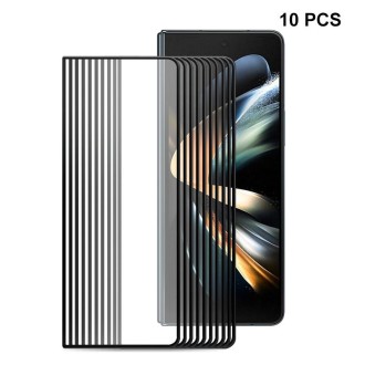 10pcs For Samsung Galaxy Z Fold4 5G ENKAY Hat-Prince Full Glue 0.26mm 9H 2.5D Tempered Glass Full Film