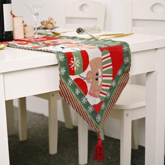 Creative Christmas Home Decoration Items Knitted Tablecloth Dining Table(Senior)