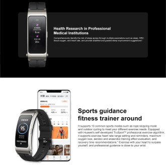 Original Huawei TalkBand B7 Smart Bracelet, 1.53 inch Screen, Support Bluetooth Call / Heart Rate / Blood Oxygen / Sleep Monitor