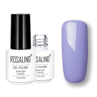 ROSALIND Gel Polish Set UV Semi Permanent Primer Top Coat Poly Gel Varnish Nail Art Manicure Gel, Capacity: 7ml