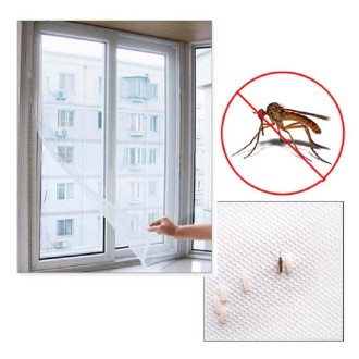 DIY Fly Mosquito Bug Mesh Window Screen Self-adhesive Anti-mosquito Net （15X20CM）