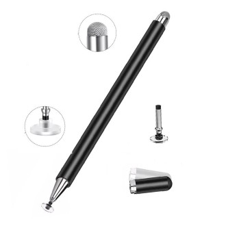 AT-30 2-in-1 Silicone Sucker + Conductive Cloth Head Handwriting Touch Screen Pen Mobile Phone Passive Capacitive Pen with 1 Pen