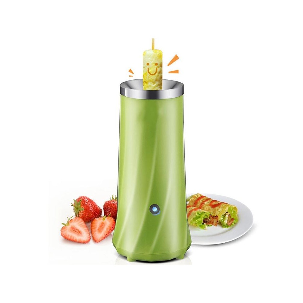 Automatic Multifunctional Egg Roll Maker Electric Egg Boiler Omelette Machine Breakfast Egg Tool(Green)