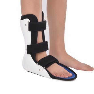 Calf Ankle Fracture Sprain Fixation Brace Plaster Shoe Foot Support Brace, Size: M Left(Short Section Without Baffle)