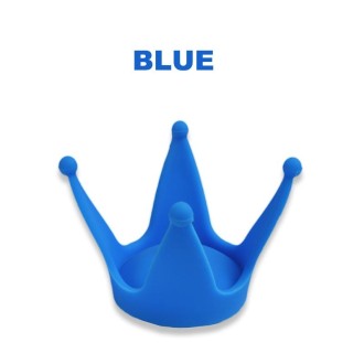 2PCS Motorcycle Crown Sucker Helmet Decoration(Blue)