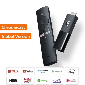 [HK Warehouse] Original Xiaomi Mi Android TV Stick, Quad Core Cotex A53, RAM 1GB + ROM 8GB, Global Version, EU Plug