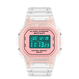 SANDA 2009 Multifunctional Sports Waterproof Calendar Watch(Cherry)