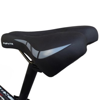 FMFXTR Bicycle Cushion Comfortable Hollow Breathable Saddle(Black)