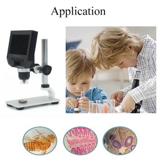 G600A HD Mobile Phone Repair Microscope 4.3 Inch Screen Digital Microscope Electron Microscope(US Plug)