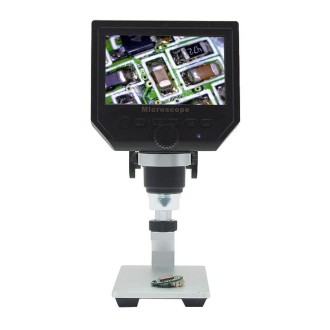 G600A HD Mobile Phone Repair Microscope 4.3 Inch Screen Digital Microscope Electron Microscope(US Plug)