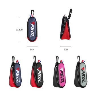 PGM SOB005 Golf Ball Bag Light Waist Bag Magnetic Suction Mini Ball Bag(Pink)