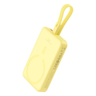 Baseus 10000mAh 20W 8 Pin Magnetic Fast Charging Power Bank(Lemon Yellow)