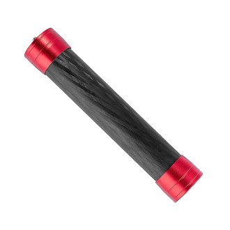 PULUZ 21cm Carbon Fiber Extension Monopod Stick for DJI / MOZA / Feiyu V2 / Zhiyun G5 Gimbal(Red)