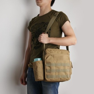 Waterproof High Density Strong Nylon Fabric Shoulder Bag with Kettle Bag