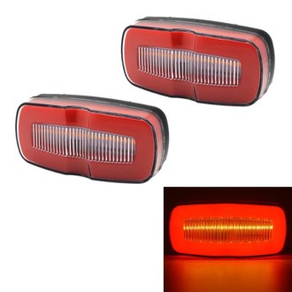 2 PCS MK-190 Truck LED Side Marker Light (Red Light)