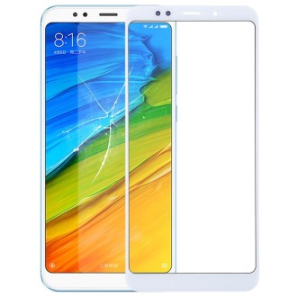 Front Screen Outer Glass Lens for Xiaomi Redmi 5 Plus(White)