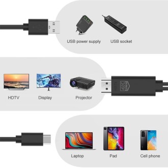 UC505 USB-C / Type-C 4K 30Hz HDTV Cable