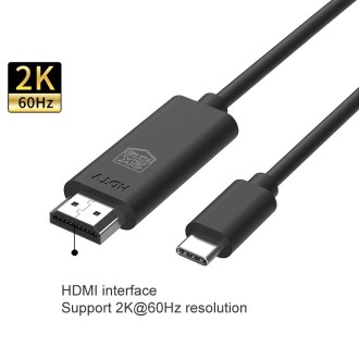 UC506 USB-C / Type-C to HDMI 2K 60Hz HDTV Cable