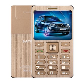 SATREND A10 Card Mobile Phone, 1.77 inch, MTK6261D, 21 Keys, Support Bluetooth, MP3, Anti-lost, Remote Capture, FM, GSM, Dual SI