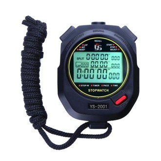 YS Millisecond Stopwatch Timer Running Training Referee Stopwatch, Style: YS2001 100 Memory 