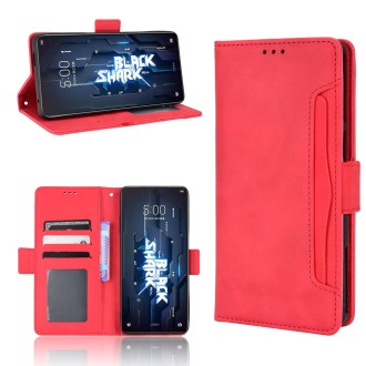 For Xiaomi Black Shark 5 RS Skin Feel Calf Texture Card Slots Leather Phone Case(Red)