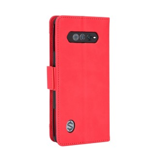 For Xiaomi Black Shark 5 RS Skin Feel Calf Texture Card Slots Leather Phone Case(Red)