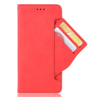 For Xiaomi Black Shark 5 RS Skin Feel Calf Texture Card Slots Leather Phone Case(Red)