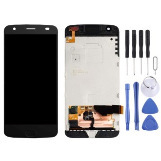 Original LCD Screen for Motorola Moto Z2 Force XT1789 Digitizer Full Assembly with Frame (Black)