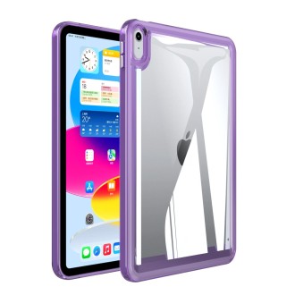 For iPad mini 6 Transparent Acrylic Tablet Case(Dark Purple)