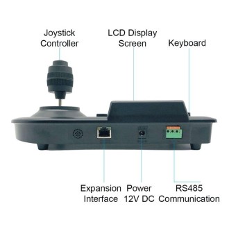 JSK-8003C Monitoring Keyboard PTZ Rocker Ball Camera Keyboard, Specification:4 Axis(UK Plug)