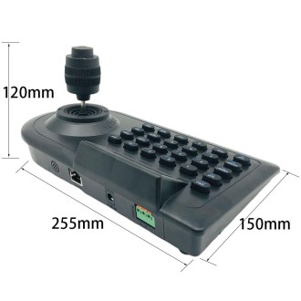 JSK-8003C Monitoring Keyboard PTZ Rocker Ball Camera Keyboard, Specification:4 Axis(UK Plug)