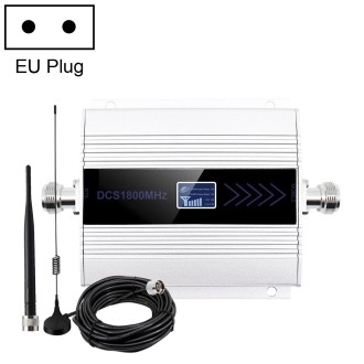 DCS-LTE 4G Phone Signal Repeater Booster, EU Plug(Silver)