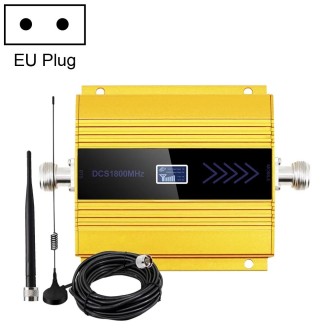 DCS-LTE 4G Phone Signal Repeater Booster, EU Plug(Gold)