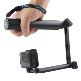 3-Way Monopod + Magic Mount Selfie Stick for GoPro Hero12 Black / Hero11 /10 /9 /8 /7 /6 /5, Insta360 Ace / Ace Pro, DJI Osmo Ac